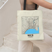 Nice, France City Map Tote Bag トートバッグ