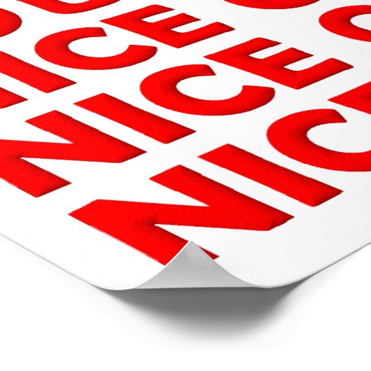 Nice Game Funny Poster ポスター (角)