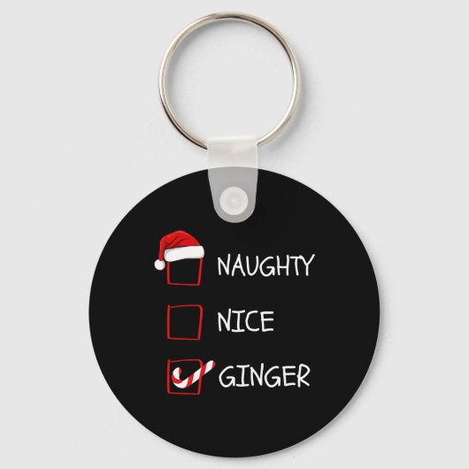 Nice Gingerいけなクリスマスリスト キーホルダー (正面)