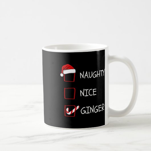 Nice Gingerいけなクリスマスリスト コーヒーマグカップ (右)