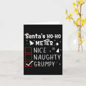 Nice Grumpy いけな Christmas List Grumpy Santa Cl カード (黄色い花)