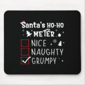 Nice Grumpy いけな Christmas List Grumpy Santa Cl マウスパッド (正面)