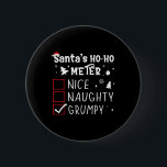 Nice Grumpy いけな Christmas List Grumpy Santa Cl 缶バッジ<br><div class="desc">サンタいけなクロースの気難しいクリスマスのリストおもしろい</div>
