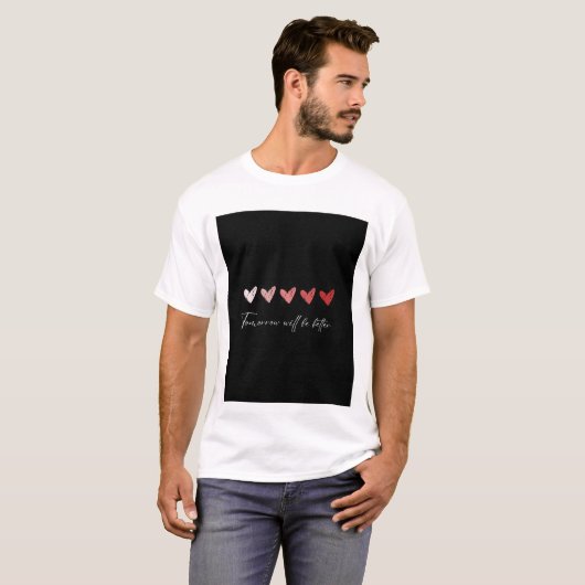 Nice heart design tシャツ (正面フル)
