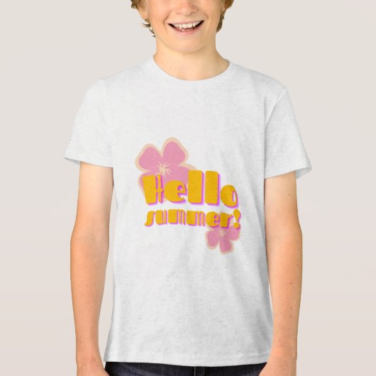 nice hello summer image トライブレンドＴシャツ (正面)