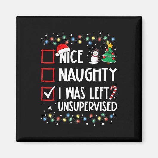 Nice Iはいけな未管のリス離れトChristmaだった マグネット (正面)