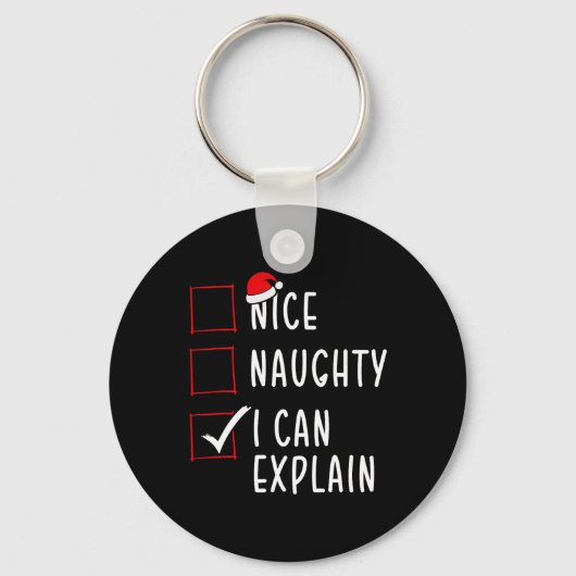 Nice I Can いけな Explain Christmas Listクリスマスさん キーホルダー (正面)