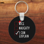 Nice I Can いけな Explain Christmas Listクリスマスさん キーホルダー (正面)