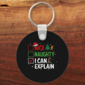 Nice I Can いけな Explain Christmas Listクリスマスさん キーホルダー (正面)