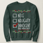 Nice I Renogs Nothingいけな Christmas List Santa スウェットシャツ<br><div class="desc">Merry Christmas 2022 - Nice いけな I Noffy Nothing Christmas List Santa Claus – この美しいデザインはおもしろい、サンタクロース、サンタクロース、セントニコラスを好む人に理想的で、クリスマスツリー、クリスマスライト誕生、出生シーンを見るのが好きな人に理想的である。2022年のクリスマスにぴったり。</div>