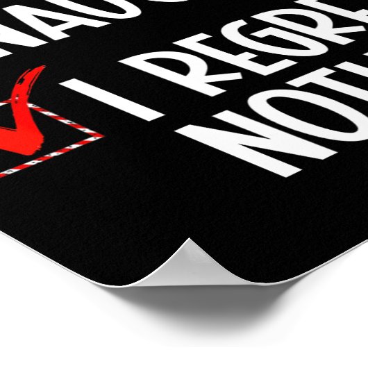 Nice I Renogs Nothingいけな Christmas List Santa ポスター (角)