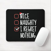 Nice I Renogs Nothingいけな Christmas List Santa マウスパッド (マウス)