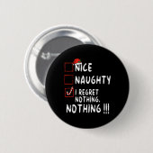 Nice I Renogs Nothingいけな Christmas List Santa 缶バッジ (正面&裏面)