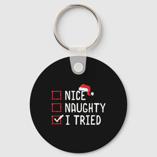 Nice I Tries いけな Christmas List キーホルダー (正面)