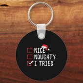 Nice I Tries いけな Christmas List キーホルダー (正面)