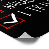 Nice I Try Christmas いけな ListクリスマスSanta Cla ポスター (角)