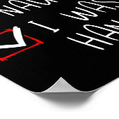 Nice I Was Hangry いけな Christmas ListクリスマスSant ポスター (角)