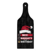 Nice It いけなis My誕生日クリスマスリストSanta カッティングボード (正面)