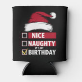 Nice It いけなis My誕生日クリスマスリストSanta 缶クーラー (正面)