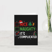 Nice Its Complex いけな Christmas List Santa カード (正面)