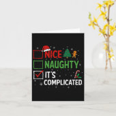 Nice Its Complex いけな Christmas List Santa カード (黄色い花)