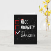 Nice Its Complex いけな Christmas List Santa カード (黄色い花)