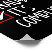 Nice Its Complex いけな Christmas List Santa ポスター (角)