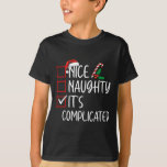 Nice Its Complex いけな Christmas List Santa Tシャツ<br><div class="desc">Nice Its複雑ないけなクリスマスリストサンタクロース2</div>