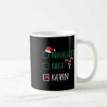 Nice Karenいけな Christmas Santaリストとおもしろい一緒に コーヒーマグカップ<br><div class="desc">チェッいけなクボックス1付きNice KarenChristmasおもしろい Santa List</div>