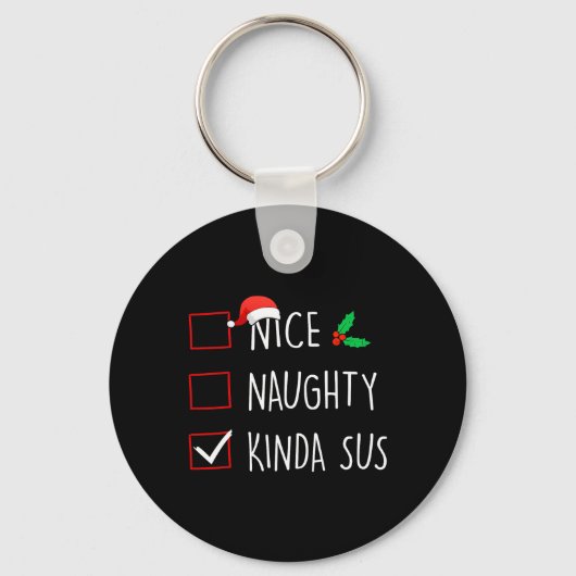 Nice Kinda いけな Sus Christmasファミリーマッチング キーホルダー (正面)