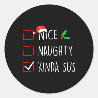 Nice Kinda いけな Sus Christmasファミリーマッチング ラウンドシール
