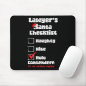 Nice Lawyerいけな Christmas Checklist醜い汗 マウスパッド (マウス)