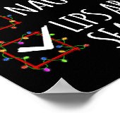 Nice Lipsいけな Are Sealed Christmas List Santa ポスター (角)