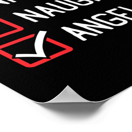 Nice List いけな Angel Christmas 1 ポスター (角)