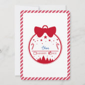 Nice List Letter from Santa Claus North Pole Mail  招待状 (裏面)