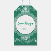 Nice Love Green Sticker ギフトタグ (正面)