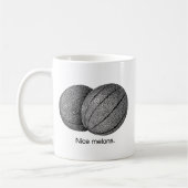 NICE MELONS -.png コーヒーマグカップ (左)