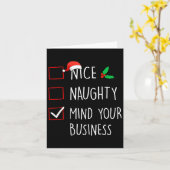 Nice Mind いけな Your Business Christmas Family M カード (黄色い花)