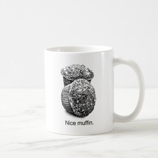 NICE MUFFIN -.png コーヒーマグカップ (右)