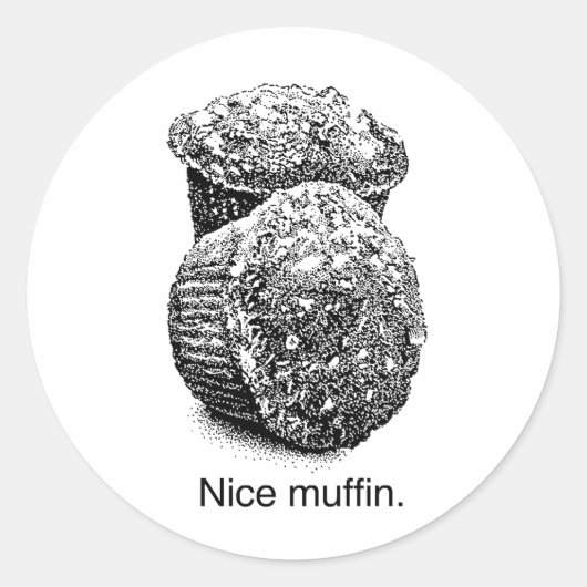 NICE MUFFIN -.png ラウンドシール (正面)