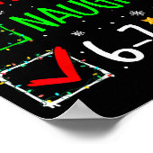 Nice Naughty 67 Christmas Costume 67 Meme Men Wome ポスター (角)