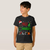 Nice Naughty 67 Christmas Costume 67 Meme Men Wome Tシャツ (正面フル)