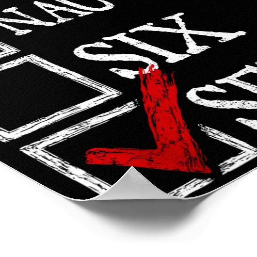 Nice Naughty 67 Christmas Funny Meme Six Seven ポスター (角)