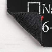 Nice Naughty 6 7 Meme 67 Christmas Six Seven Xmas  マウスパッド (コーナー)