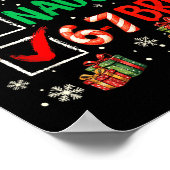 Nice Naughty 6 7 Meme 6 7 Christmas Six Seven Xmas ポスター (角)