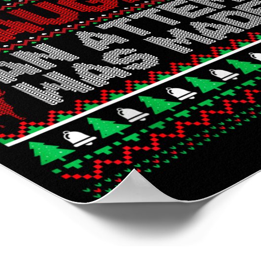 Nice Naughty An Attempt Was Made Christmas List Sa ポスター (角)