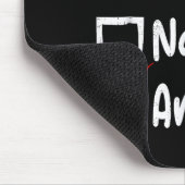 Nice Naughty Angel Funny Christmas List Family Mat マウスパッド (コーナー)