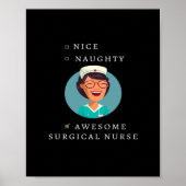 Nice Naughty Awesome Surgical Nurse  ポスター (正面)