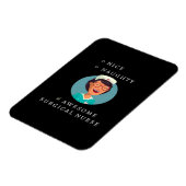 Nice Naughty Awesome Surgical Nurse  マグネット (左側)