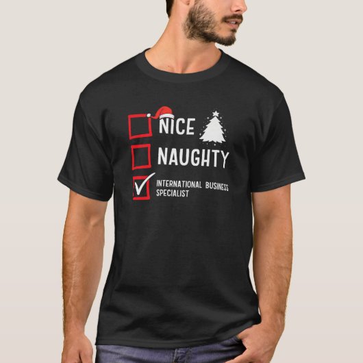 Nice Naughty Christmas International Business Spec Tシャツ (正面)